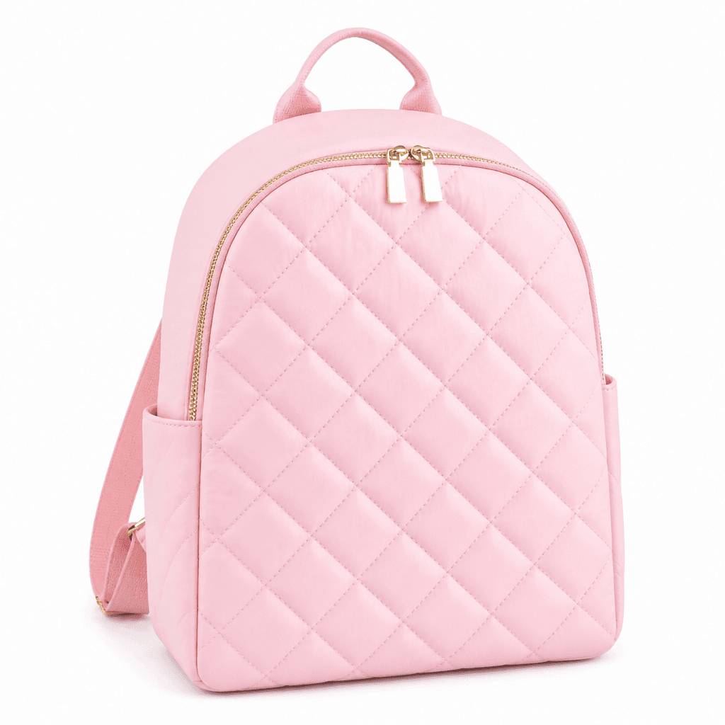 Quilted Pastel Backpack