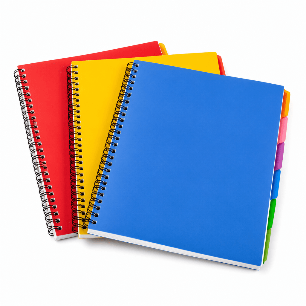 Spiral Subject Notebook Trio
