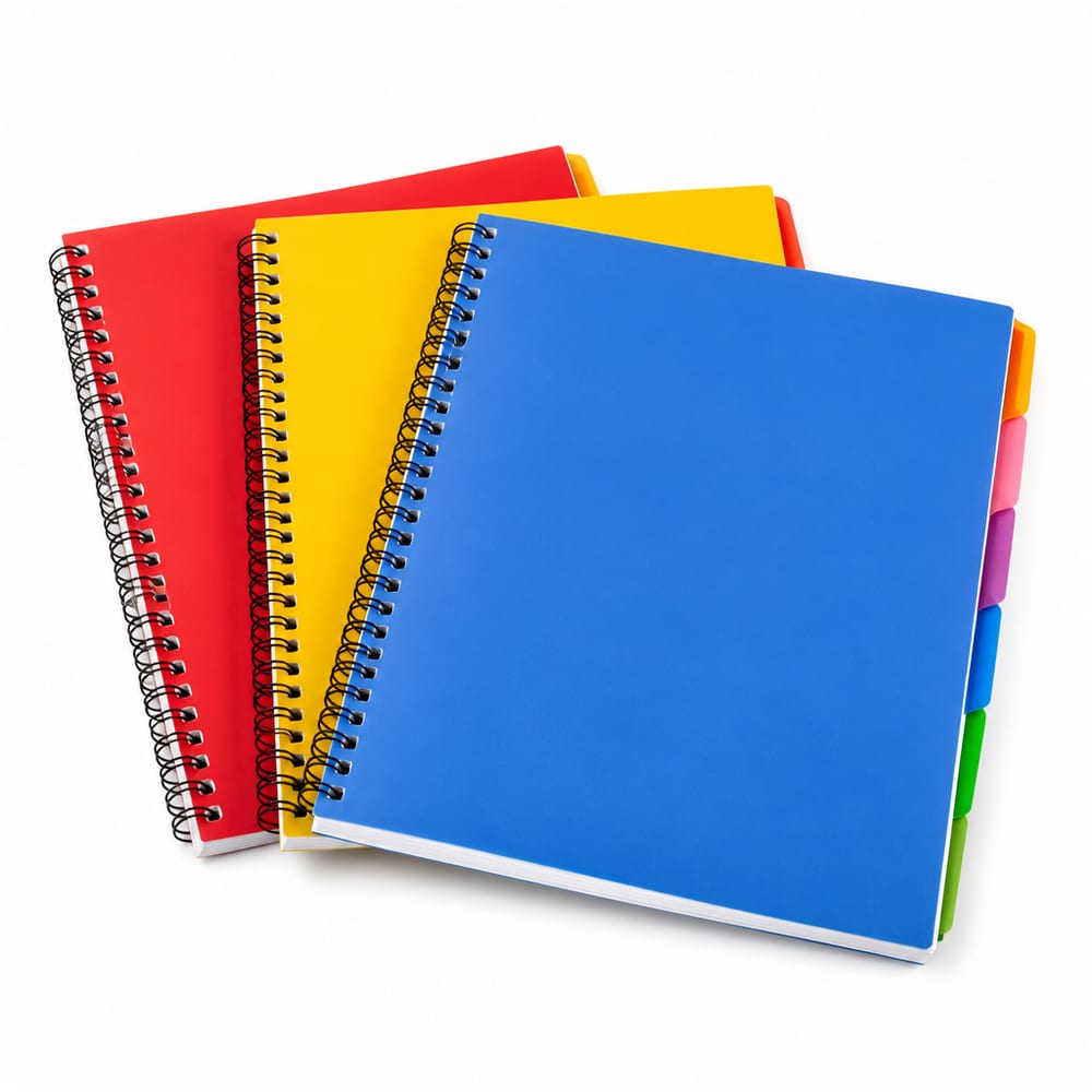 Spiral Subject Notebook Trio